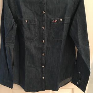 Hollister denim shirt S nwot